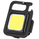 Ліхтарик-брелок акумуляторний LED з карабіном SH-031 Black - фото