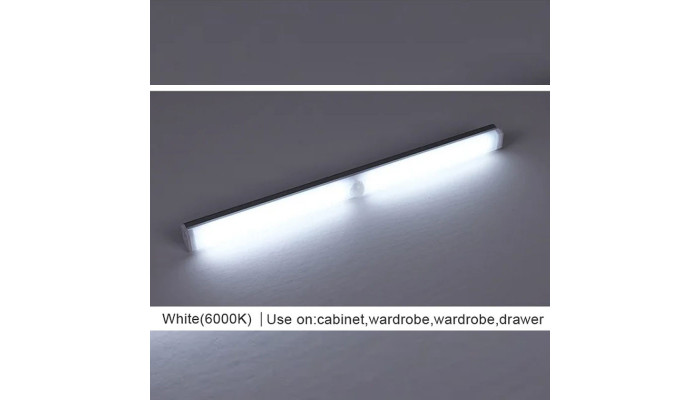 Сенсорный светильник LED с датчиком движения MZ-CT-902 (220*22.8*18.6mm) White light - фото