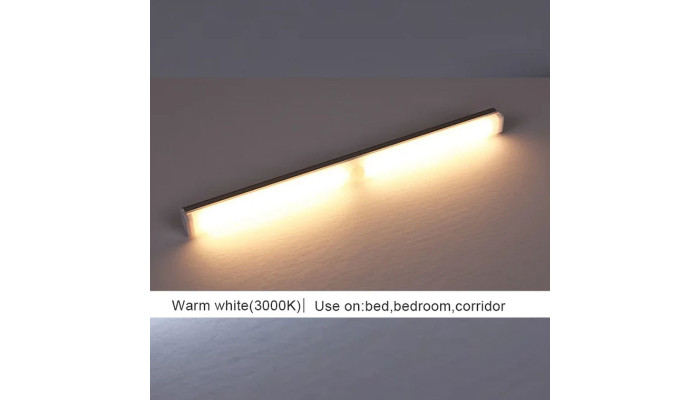 Сенсорний світильник LED з датчиком руху MZ-CT-902 (320*22.8*18.6mm) Warm light - фото