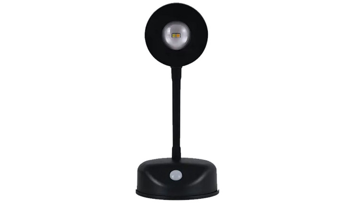 Настільна лампа LED з датчиком руху 3 colour light MZ-L2201 Black - фото