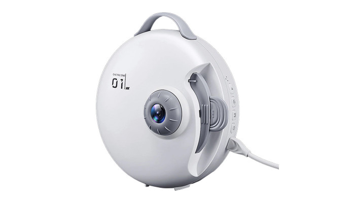 Проектор-нічник Galaxy E18 with Bluetooth and Remote Control + 4 discs 1800 mAh White - фото