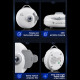 Проектор-нічник Galaxy E18 with Bluetooth and Remote Control + 4 discs 1800 mAh White - фото