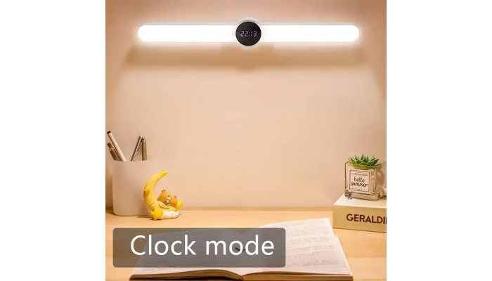 Портативна лампа B20 with clock 1800mAh White - фото