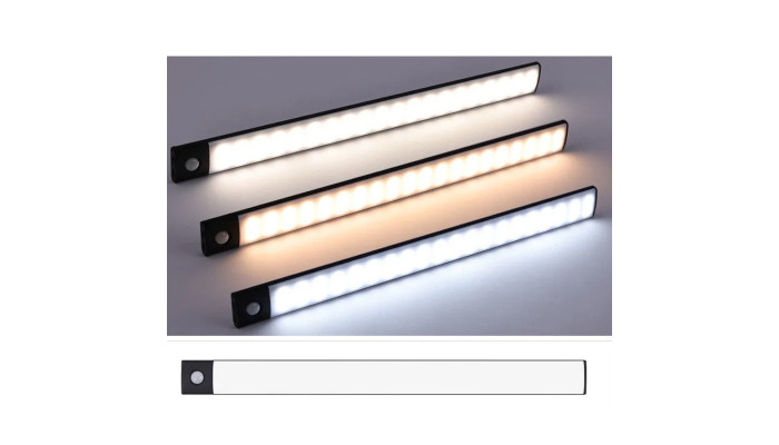 Сенсорный светильник LED с датчиком движения MZ-L1803 (35*11,5*100mm) Black - фото