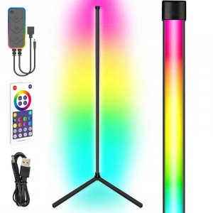 Напольная угловая LED лампа RGB Magic 1 Bluetooth USB with app Black