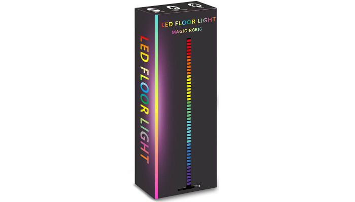 Напольная угловая LED лампа RGB Magic 2 Bluetooth USB with app Black - фото