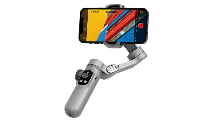 Стабилизатор WIWU Wi-SE007 3-Axis Stabilized Gimbal Stick Grey - фото