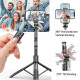 Штатив для селфі WIWU Krinl Tripod Selfie Stick Wi-SE005 Black - фото