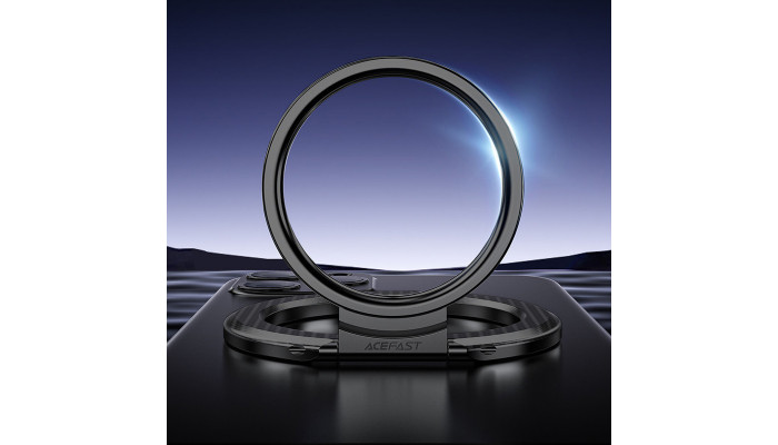 Держатель кольцо Acefast P1 Magnetic Ring Phone Holder Black - фото