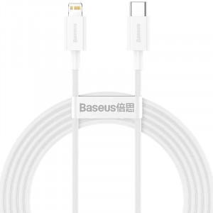 Дата кабель Baseus Superior Series Fast Charging Type-C to Lightning PD 20W (1m) (CATLYS-A) Білий