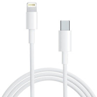 Дата кабель Foxconn для Apple iPhone Type-C to Lightning (AAA grade) (2m) (box, no logo) Белый