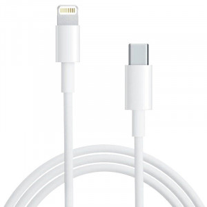 Дата кабель Foxconn для Apple iPhone USB-C to Lightning (AAA grade) (2m) (box, no logo) Белый