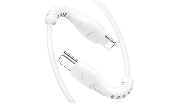 Дата кабель Hoco X55 Trendy Type-C to Lightning (1m) White - фото