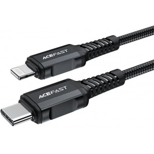 Дата кабель Acefast MFI C4-01 USB-C to Lightning aluminum alloy (1.8m) Black