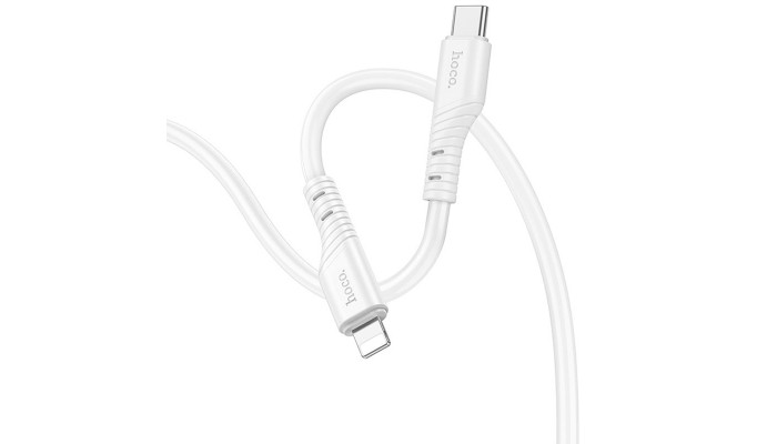 Дата кабель Hoco X97 Crystal color Type-C to Lightning 20W (1m) White - фото