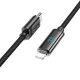 Дата кабель Hoco U127 Power Type-C to Lightning (1.2m) Black - фото
