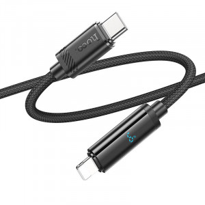 Дата кабель Hoco U127 Power Type-C to Lightning (1.2m) Black