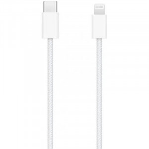 Дата кабель USB-C to Lightning FineWoven Mac PD for Apple (AAA) (1m) (no box) White