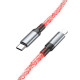 Дата кабель Hoco U112 Shine 20W Type-C to Lightning (1m) Gray - фото