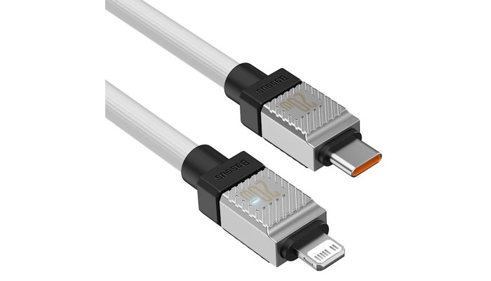 Дата кабель Baseus CoolPlay Series Type-C to Lightning 20W (1m) (CAKW00000) White - фото