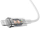 Дата кабель Baseus Explorer Type-C to Lightning 20W with Smart Temperature Control (1m) (CATS01020) White - фото