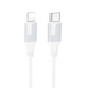 Дата кабель Borofone BX101 Creator 27W Type-C to Lightning (1m) White - фото