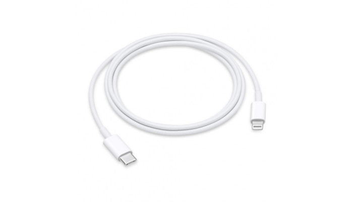 Дата кабель для Apple USB-C to Lightning Cable (А) (1m) no box Белый - фото