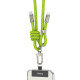 Дата кабель-шнурок Hoco GH7 Elegant Type-C to Lightning (1.8m) Fluorescent Green - фото