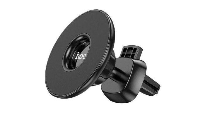 Автодержатель Hoco CA112 Excelle air outlet ring magnetic Black - фото