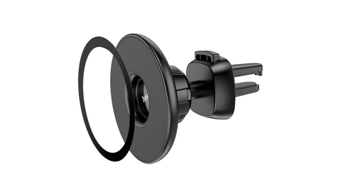 Автодержатель Hoco CA112 Excelle air outlet ring magnetic Black - фото