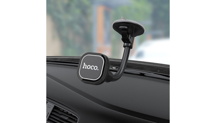 Автодержатель Hoco CA55 магнитный Черно - серый - фото