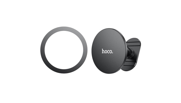 Автодержатель Hoco H13 Fine jade ring (center console) Black - фото