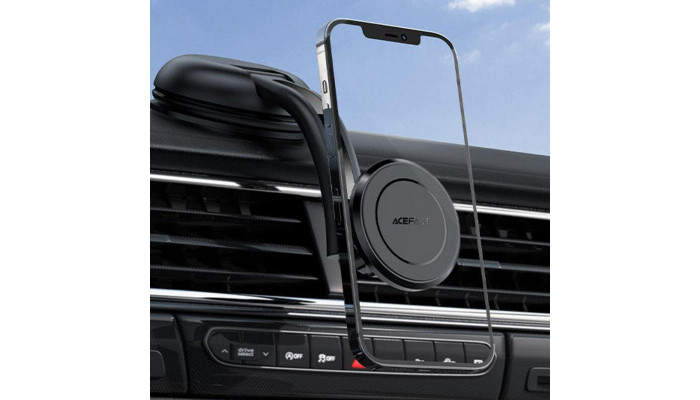 Автодержатель Acefast D7 multifunctional magnetic car holder Black - фото