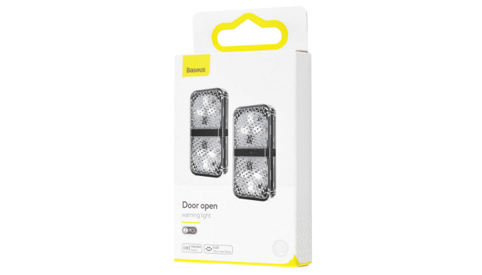 Автомобильная лампа Baseus Warning Light, дверная, (2 шт/уп) (CRFZD) Черный - фото