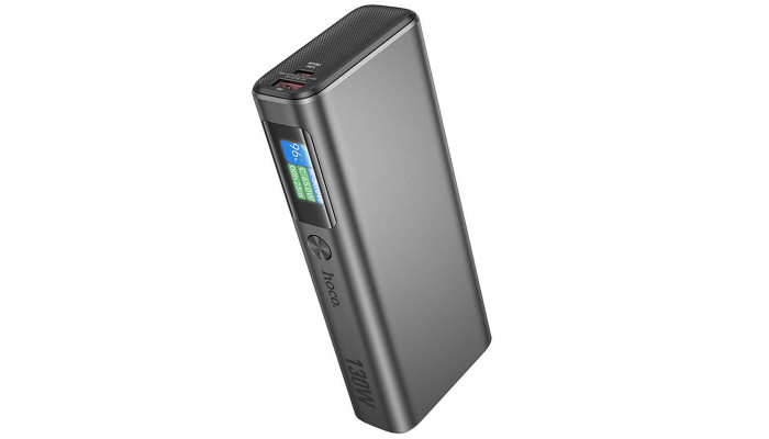 Портативное ЗУ Power Bank Hoco Q17B Electric 130W 20000 mAh Space Gray - фото