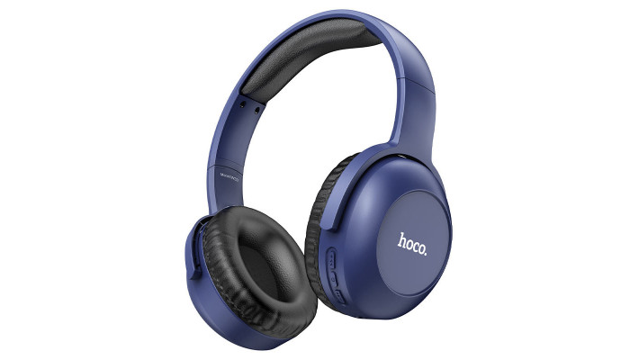Накладні бездротові навушники Hoco W33 Art sount Синій - фото