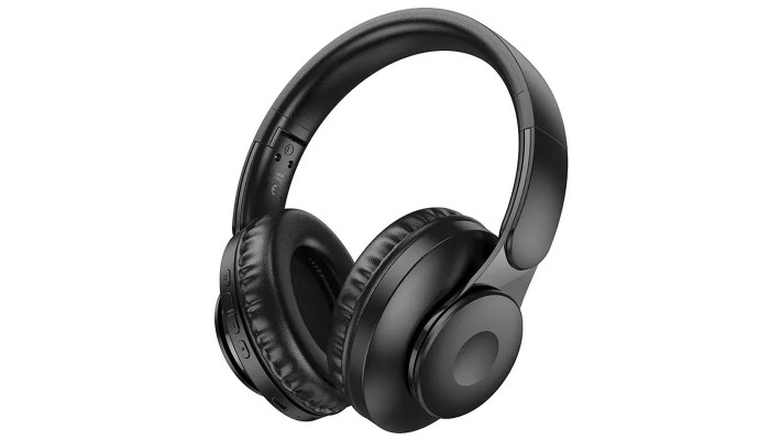 Накладні бездротові навушники Hoco W45 Enjoy Black - фото