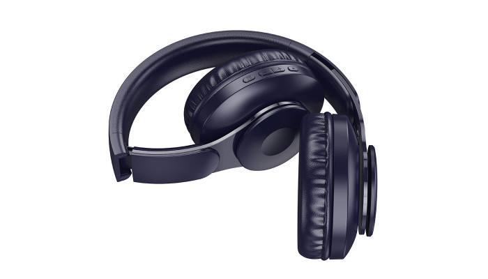 Накладні бездротові навушники Hoco W45 Enjoy Blue - фото