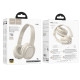 Накладні бездротові навушники Hoco W46 Charm Milky White - фото