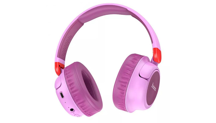 Накладні бездротові навушники Hoco W43 Adventure Purple - фото