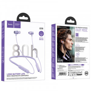 Bluetooth наушники Hoco ES70 Armour neck-mounted Purple