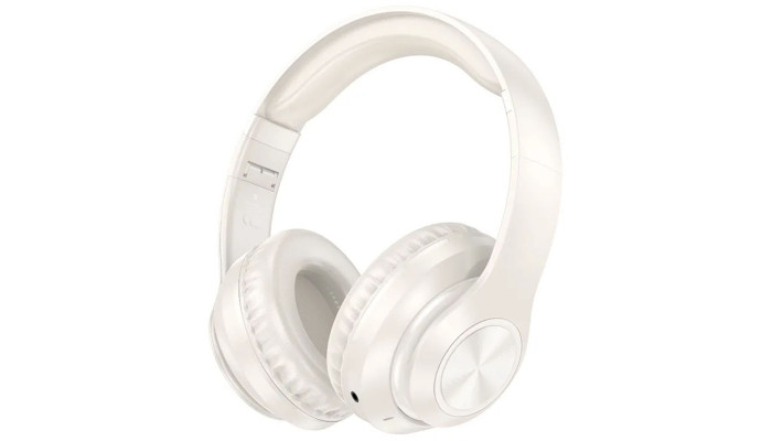 Накладні бездротові навушники BOROFONE BO24 Gratified Milky White - фото