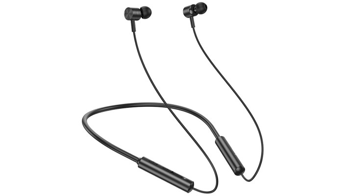 Bluetooth Наушники Hoco ES69 Platium neck-mounted Black - фото