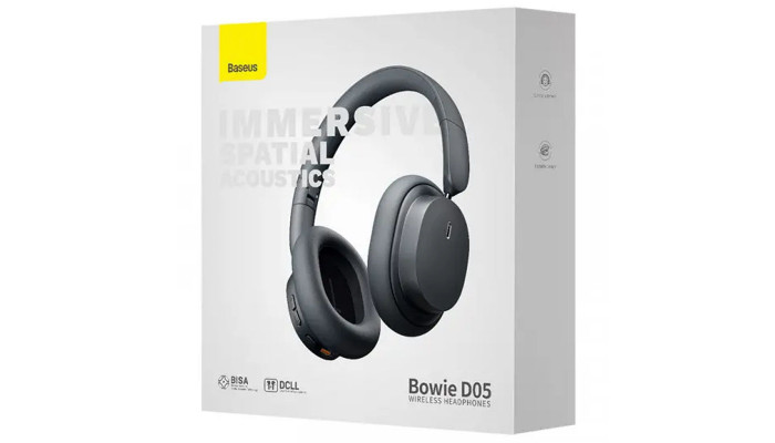 Накладные беспроводные наушники Baseus Bowie D05 Wireless Headphones (NGTD02021) Grey - фото