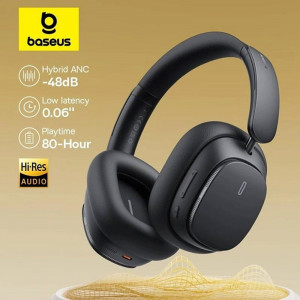 Накладні бездротові навушники Baseus Bowie H1 Pro Noise-Cancellation (A00050601) Cluster Black