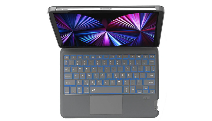 Клавиатура WIWU Combo Touch iPad keyboard case 10.2/10.5'' Grey - фото