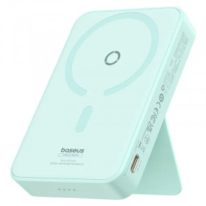 Портативний ЗП Power Bank Baseus MagPro Magnetic Bracket PD20W з БЗП 5000mAh PPCXZ05 Blue