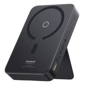 Портативний ЗП Power Bank Baseus MagPro Magnetic Bracket PD20W з БЗП 5000mAh PPCXZ05 Black