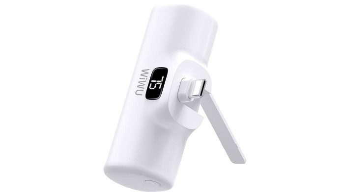 Портативное ЗУ Power Bank WIWU Wi-P017-C Type-C 5000 mAh White - фото