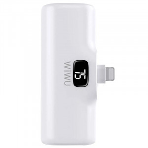 Портативное ЗУ Power Bank WIWU Wi-P017-L Lightning 5000 mAh White